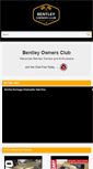 Mobile Screenshot of bentleyownersclub.co.uk